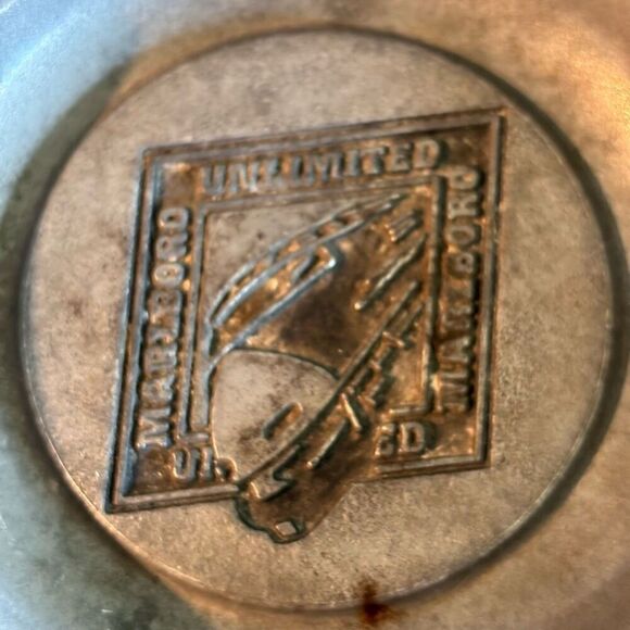 Marlboro Unlimited Vintage 5 1/4” Metal Ashtray - Picture 2 of 4